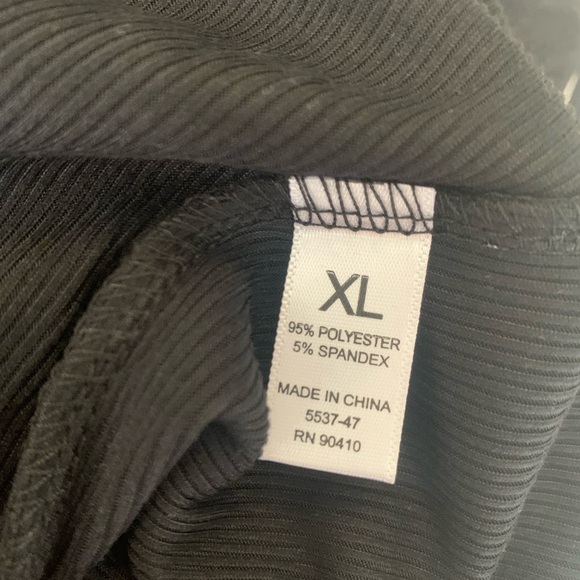 Nicole Miller XL Black with White Trim Pajama Set - NWT - Picture 9 of 9